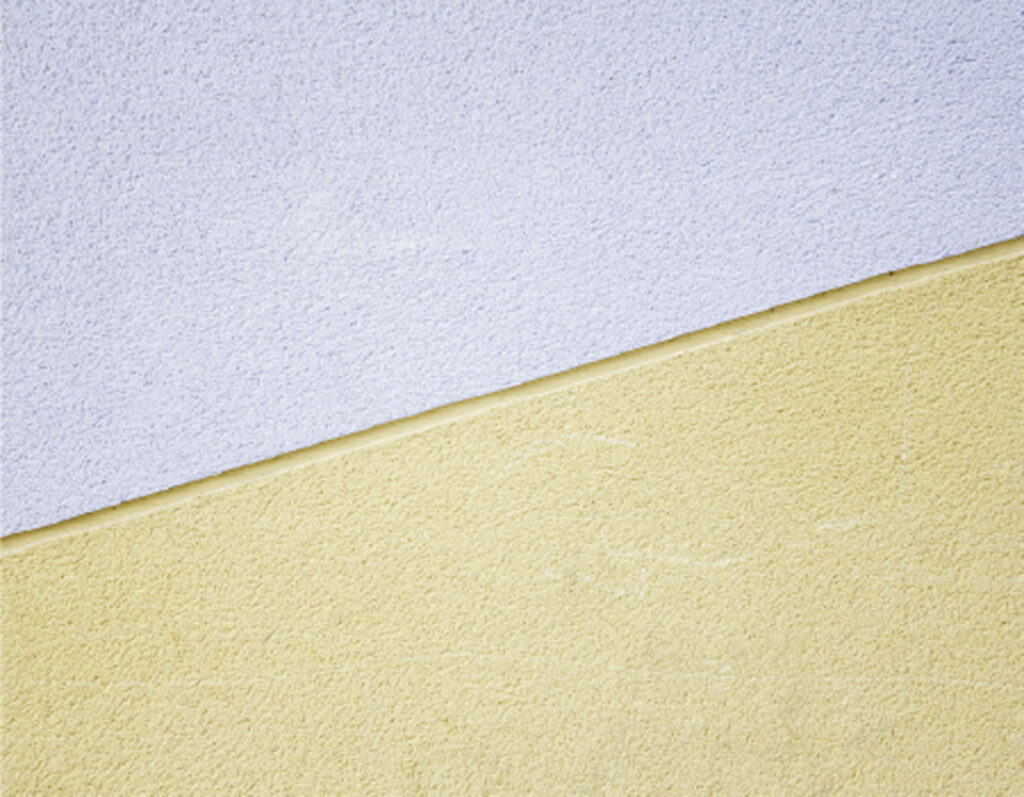 Wand van gipsplaten als ondergrond