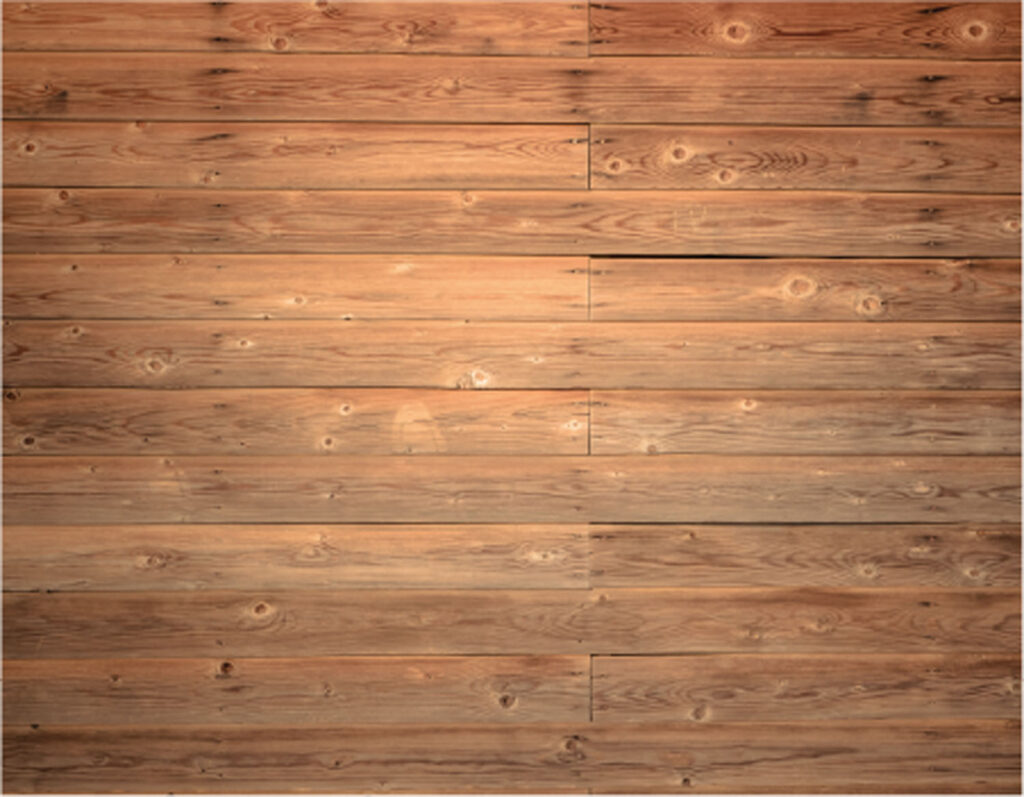 Houten wand als ondergrond